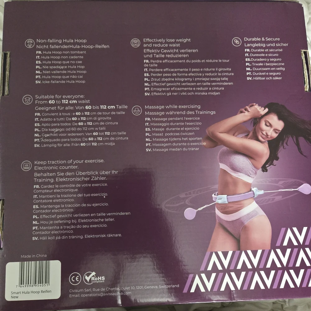 Silent Hula Hoop - Purple - Picture 6 of 10